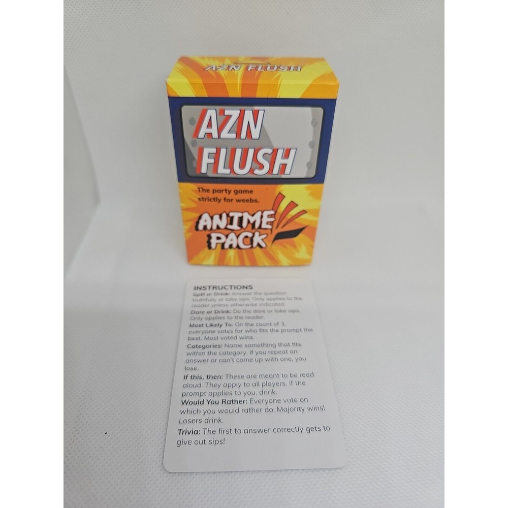 AZN Flush Anime Pack Card Game - Strictly for Weebs